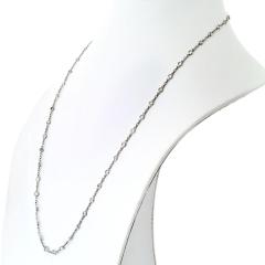 Raymond C Yard Platinum 6 75cttw Round Cut 52 Stones 22 inch Diamonds by the Yard Necklace - 4541829