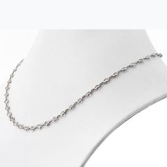 Raymond C Yard Platinum 7 35cttw Round Cut 17 inch Diamonds by the Yard Necklace - 4541832