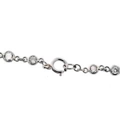 Raymond C Yard Platinum 7 35cttw Round Cut 17 inch Diamonds by the Yard Necklace - 4541833