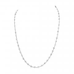 Raymond C Yard Platinum 7 Carat 17 inches Diamond By The Yard Diamonds by the Yard Necklace - 4391796