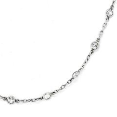 Raymond C Yard Platinum Diamond By The Yard 2 85cttw Diamonds by the Yard Necklace - 4391006