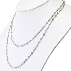 Raymond C Yard Platinum Diamond By The Yard 36 Inches Chain Diamonds by the Yard Necklace - 4391052