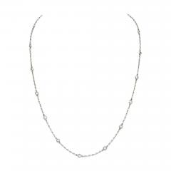 Raymond C Yard Platinum Old Mine Diamond By The Yard Chain 2 75cttw Diamonds by the Yard - 4391794