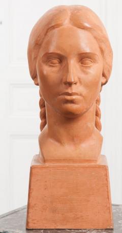 Raymond Couvegnes FRENCH EARLY 20TH CENTURY TERRA COTTA BUST BY RAYMOND COUV GNES - 882324