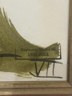 Raymond Debieve Original Mixed Media Gouache in Archival Frame - 4099238