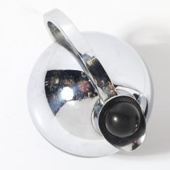 Raymond Loewy Art Deco Spherical Miracle Chrome Bakelite Thermos Bottles by Raymond Loewy - 4403507