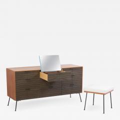 Raymond Loewy Dresser with Stool by Raymond Loewy for Mengel Furniture Company Us 1950s - 1190680