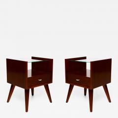 Raymond Loewy Pair of Mid Century Modern Nightstands by Mengel Raymond Loewy - 432127