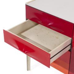 Raymond Loewy Raymond Loewy for Doubinsky Fr res DF 2000 MCM Red Fiberglass Cabinet Credenza - 3974211