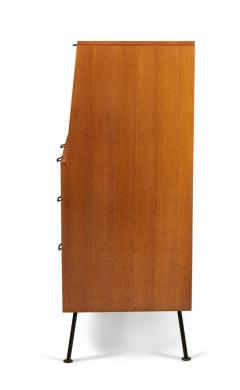 Raymond Loewy Raymond Loewy for Mengel Fall Front Walnut and Iron Secretary Cabinets - 2793407