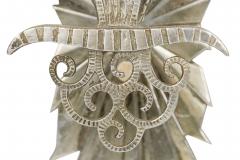 Raymond Subes 3 French Art Deco Silvered Bronze Wall Lights Sconces Manner of Raymond Subes - 4163163