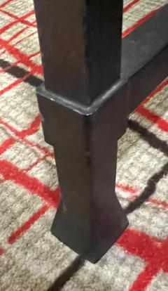 Raymond Subes Custom French Mid Century Modern Neoclassical Iron Stone Console Raymon Subes - 3247962