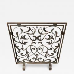 Raymond Subes FORGED ART DECO FIRESCREEN ATTRIBUTED TO RAYMOND SUBES - 2853977