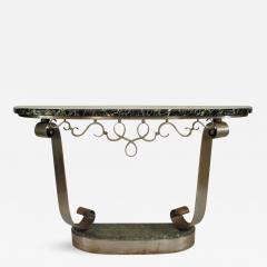 Raymond Subes French Art Deco Steel Console Table - 432278
