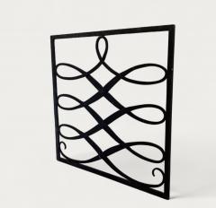 Raymond Subes French Wrought Iron Grill attributed to Raymond Subes circa 1930 - 4335128