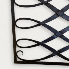 Raymond Subes French Wrought Iron Grill attributed to Raymond Subes circa 1930 - 4335131
