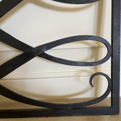 Raymond Subes French Wrought Iron Grill attributed to Raymond Subes circa 1930 - 4335133