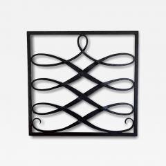 Raymond Subes French Wrought Iron Grill attributed to Raymond Subes circa 1930 - 4335309