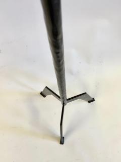 Raymond Subes Pair of Custom French Art Deco Wrought Iron Floor Lamps style of Raymond Subes - 4523368