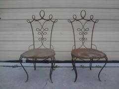 Raymond Subes Pair of French Art Deco Chairs Attributed to Raymond Subes - 3649626