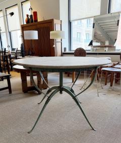 Raymond Subes RAYMOND SUBES IRON AND MARBLE TABLE - 4307649