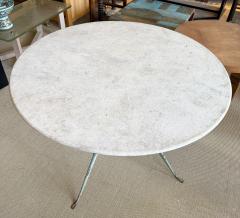 Raymond Subes RAYMOND SUBES IRON AND MARBLE TABLE - 4307653