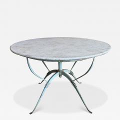 Raymond Subes RAYMOND SUBES IRON AND MARBLE TABLE - 4309938