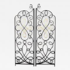 Raymond Subes Raymond Subes Pair of Iron and Gilt Grilles Gate - 1543671