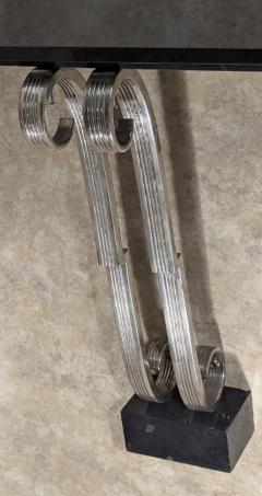 Raymond Subes Raymond Subes chrome plated console - 4074426