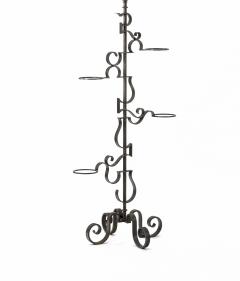 Raymond Subes Raymond Subes spectacular wrought iron planter standing lamp - 865053