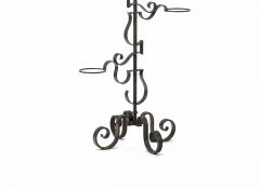 Raymond Subes Raymond Subes spectacular wrought iron planter standing lamp - 865054