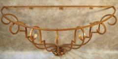 Raymond Subes Style of Raymond Subes Gilt Iron Console - 1542025