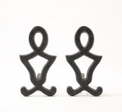 Raymond Subes attrib Andirons of Neoclassical Design France c 1930 s - 4509452