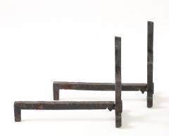 Raymond Subes attrib Andirons of Neoclassical Design France c 1930 s - 4509459