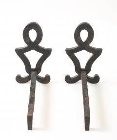 Raymond Subes attrib Andirons of Neoclassical Design France c 1930 s - 4509461