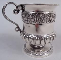 Rebecca Emes Emes Barnard English Georgian Regency Sterling Silver Mug 1816 - 3770090