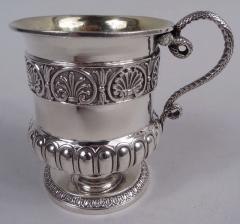 Rebecca Emes Emes Barnard English Georgian Regency Sterling Silver Mug 1816 - 3770096