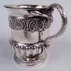 Rebecca Emes Emes Barnard English Georgian Regency Sterling Silver Mug 1816 - 3770097
