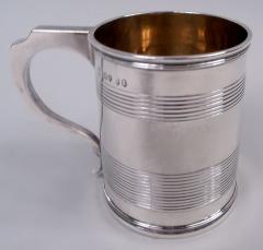 Rebecca Emes Emes Barnard English Georgian Sterling Silver Tankard Mug 1822 - 4337680