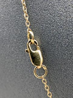 Rebecca Overmann No Heat Natural Sugarloaf Emerald White Diamond Gold Necklace Rebecca Overmann - 4701268