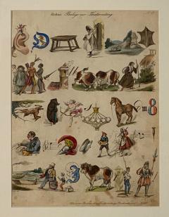 Rebus Picture Puzzel Germany 19th Century 10 - 1532857