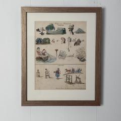 Rebus Picture puzzle Germany 19th Century - 1646445