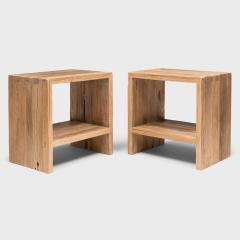 Reclaimed Elm Side Table - 4176027