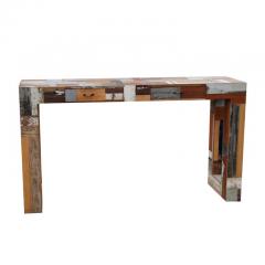 Reclaimed Wood Parsons Style Console - 2757257