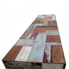 Reclaimed Wood Parsons Style Console - 2757258