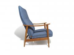 Reclining High back Lounge Chair and Ottoman by Arnt Lande for Stokke Norway - 4167187