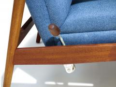 Reclining High back Lounge Chair and Ottoman by Arnt Lande for Stokke Norway - 4167192