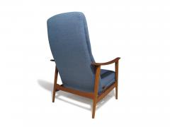 Reclining High back Lounge Chair and Ottoman by Arnt Lande for Stokke Norway - 4167194