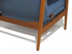 Reclining High back Lounge Chair and Ottoman by Arnt Lande for Stokke Norway - 4167197