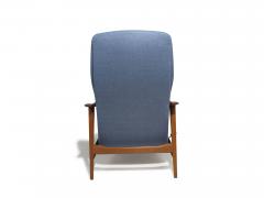 Reclining High back Lounge Chair and Ottoman by Arnt Lande for Stokke Norway - 4167201